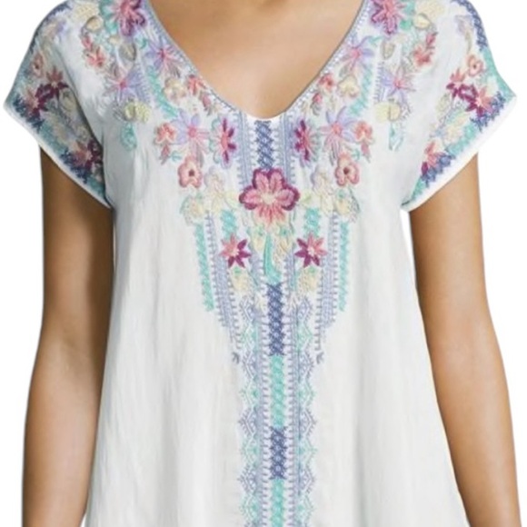 Johnny Was Embroidered Tunic Small - Picture 3 of 9